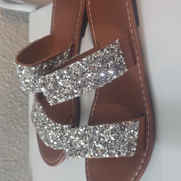 SHEIN GLITTER SANDALS - Picture 3 of 5